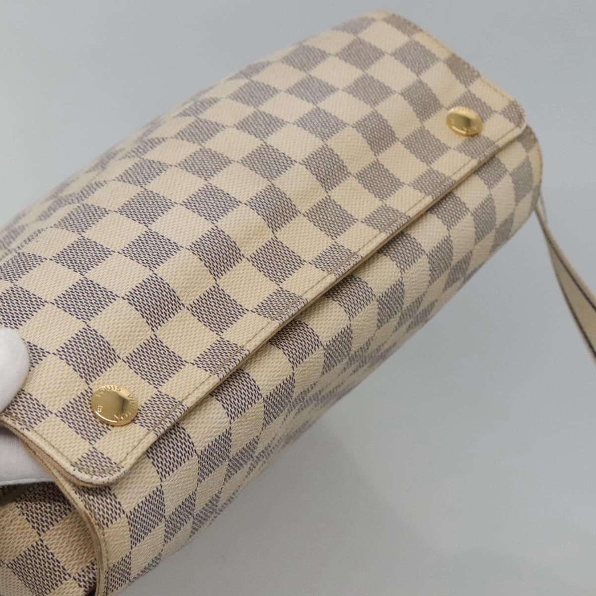 LOUIS VUITTON Damier Azur Naviglio Shoulder Bag N51189 LV Auth 119481