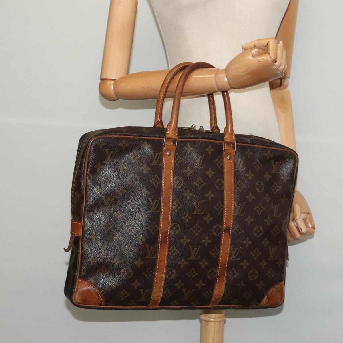 LOUIS VUITTON Monogram Porte Documents Voyage Business Bag M52005 LV Auth 119502