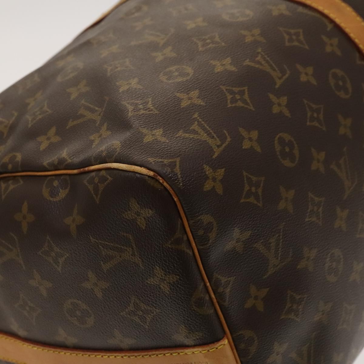 LOUIS VUITTON Monogram Keepall Bandouliere 55 Boston Bag M41414 LV Auth 119520