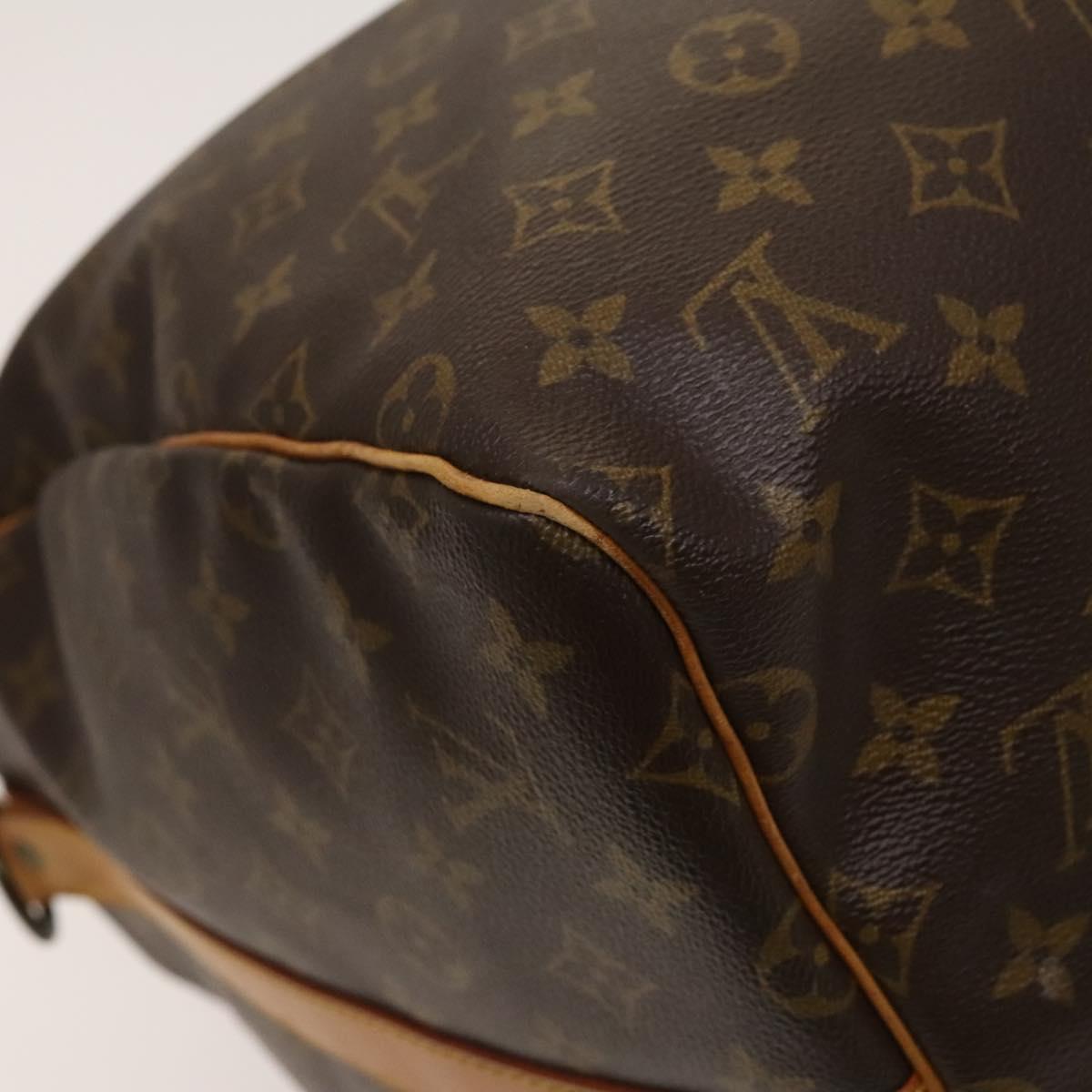 LOUIS VUITTON Monogram Keepall Bandouliere 55 Boston Bag M41414 LV Auth 119520