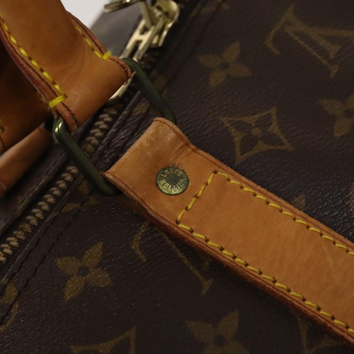 LOUIS VUITTON Monogram Keepall Bandouliere 55 Boston Bag M41414 LV Auth 119520