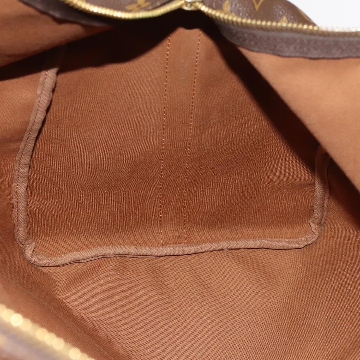 LOUIS VUITTON Monogram Keepall Bandouliere 55 Boston Bag M41414 LV Auth 119520