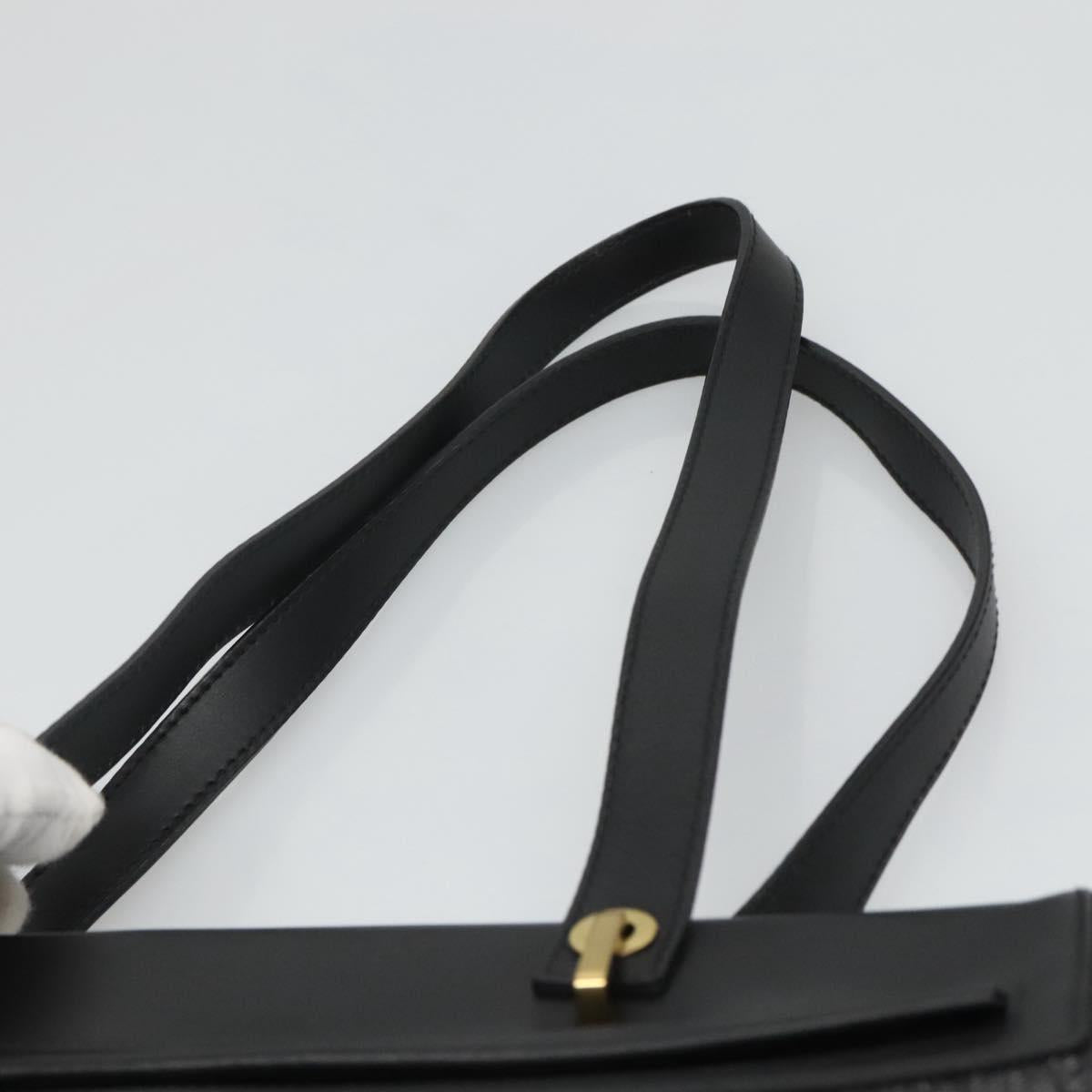 GUCCI GG Canvas Tote Bag Black Auth 119535