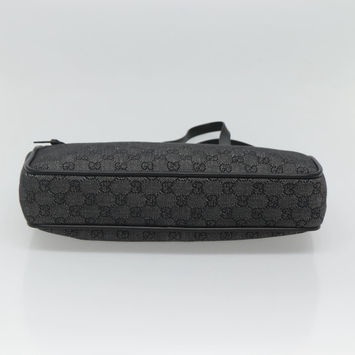 GUCCI GG Canvas Tote Bag Black Auth 119535