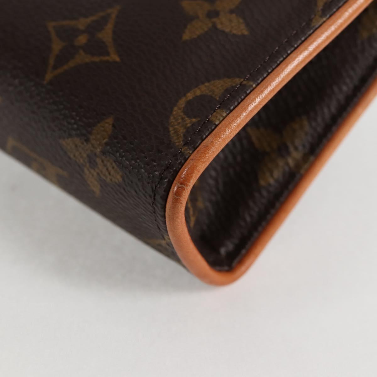 LOUIS VUITTON Monogram Pochette Florentine Waist bag M51855 LV Auth 119554AM