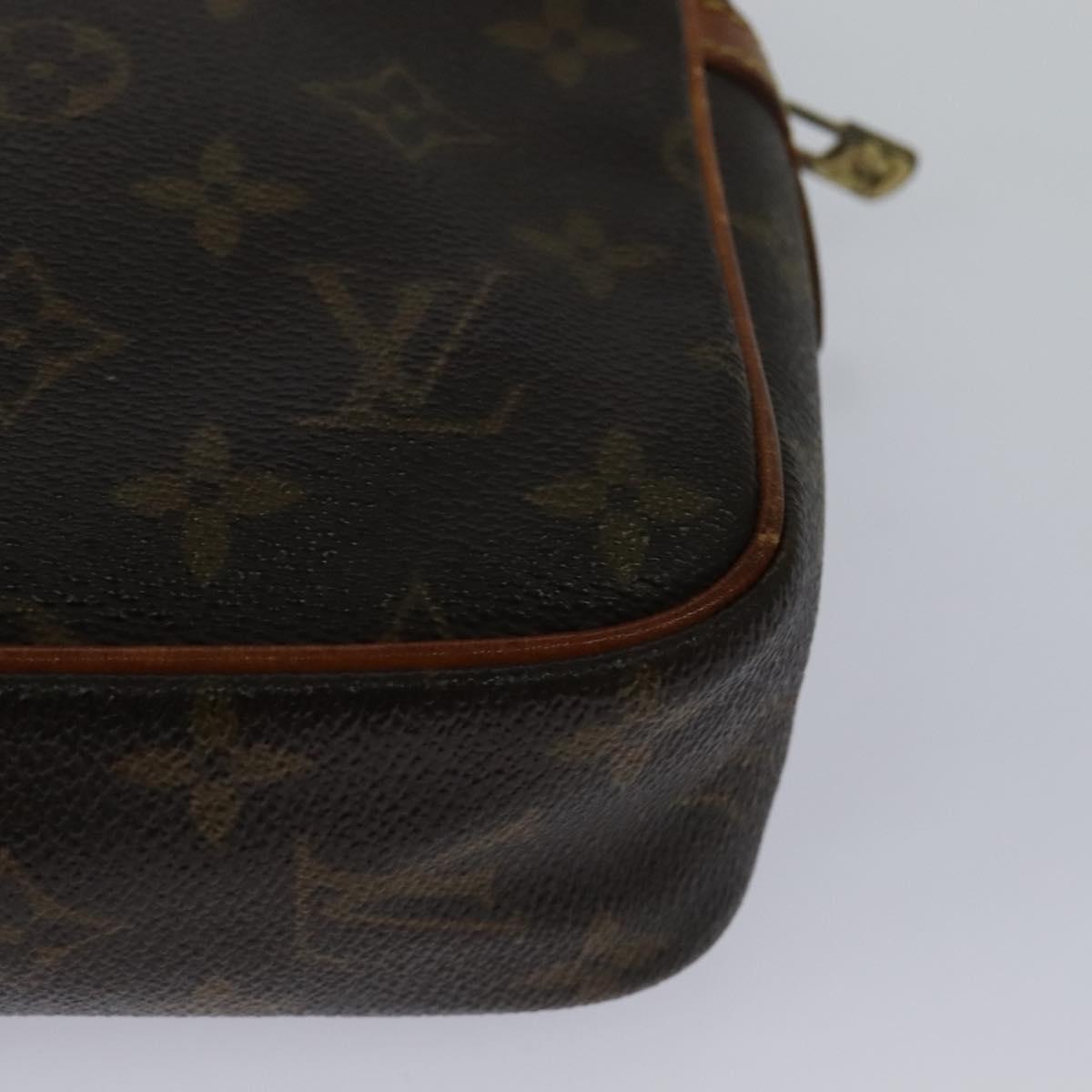 LOUIS VUITTON Monogram Compiegne 23 Clutch Bag M51847 LV Auth 119618