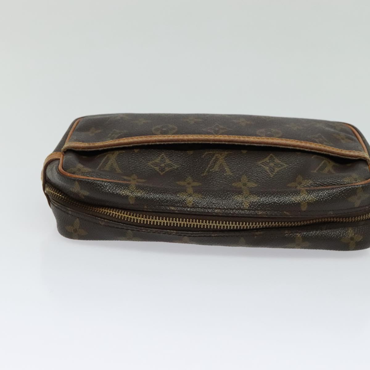 LOUIS VUITTON Monogram Compiegne 23 Clutch Bag M51847 LV Auth 119618