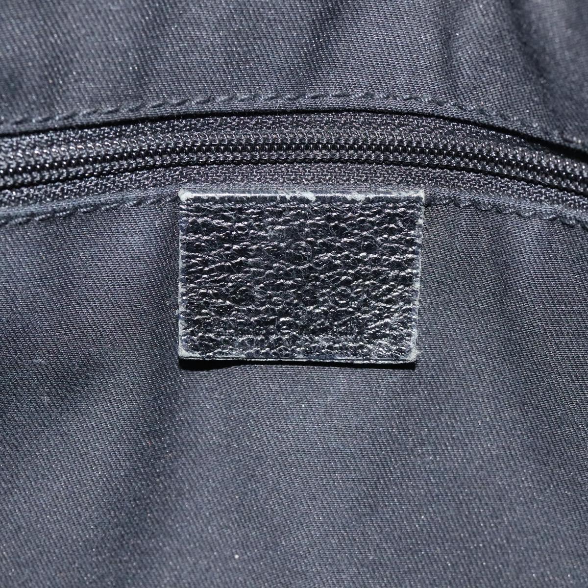 GUCCI GG Canvas Shoulder Bag Black 121023 Auth 119620