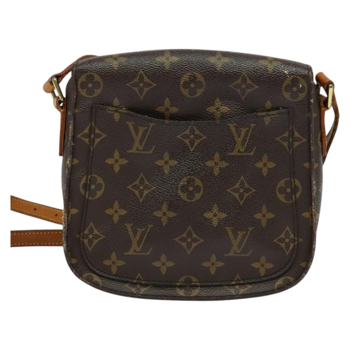LOUIS VUITTON Monogram Saint Cloud MM Shoulder Bag M51243 LV Auth 119633
