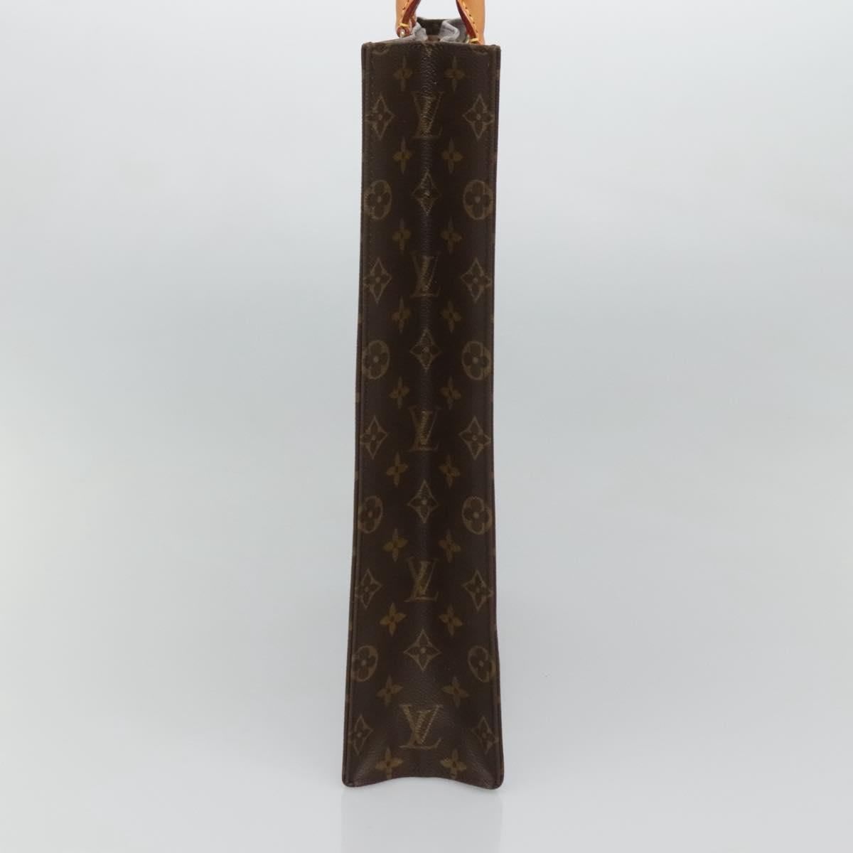 LOUIS VUITTON Monogram Sac Plat Hand Bag M51140 LV Auth 119655