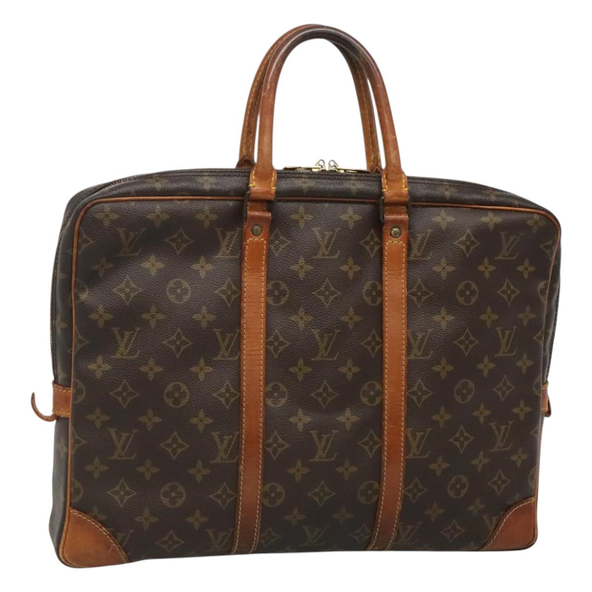 LOUIS VUITTON Monogram Porte Documents Voyage Business Bag M52005 LV Auth 119665