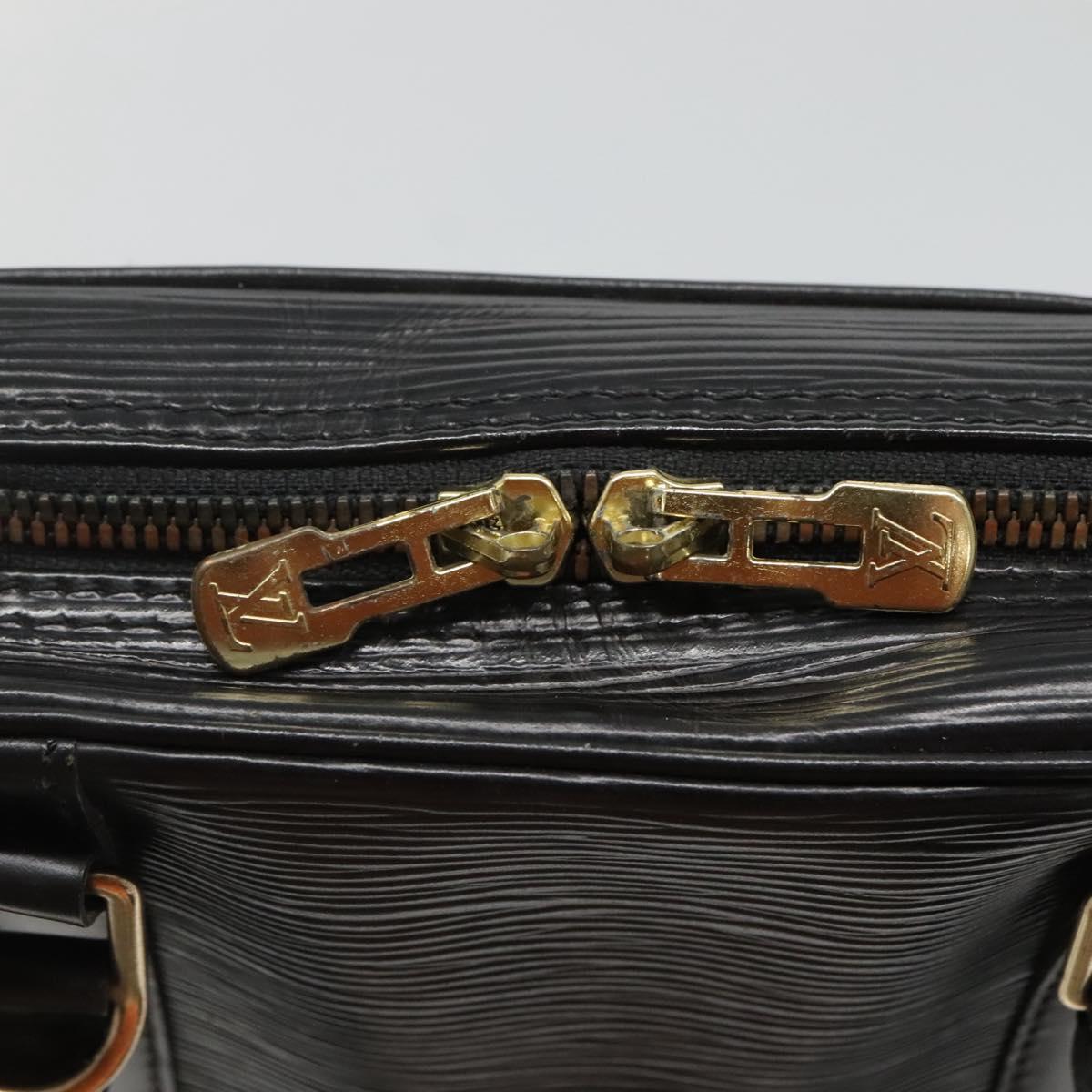 LOUIS VUITTON Epi Porte Documents Voyage Business Bag Black M54472 Auth 119666