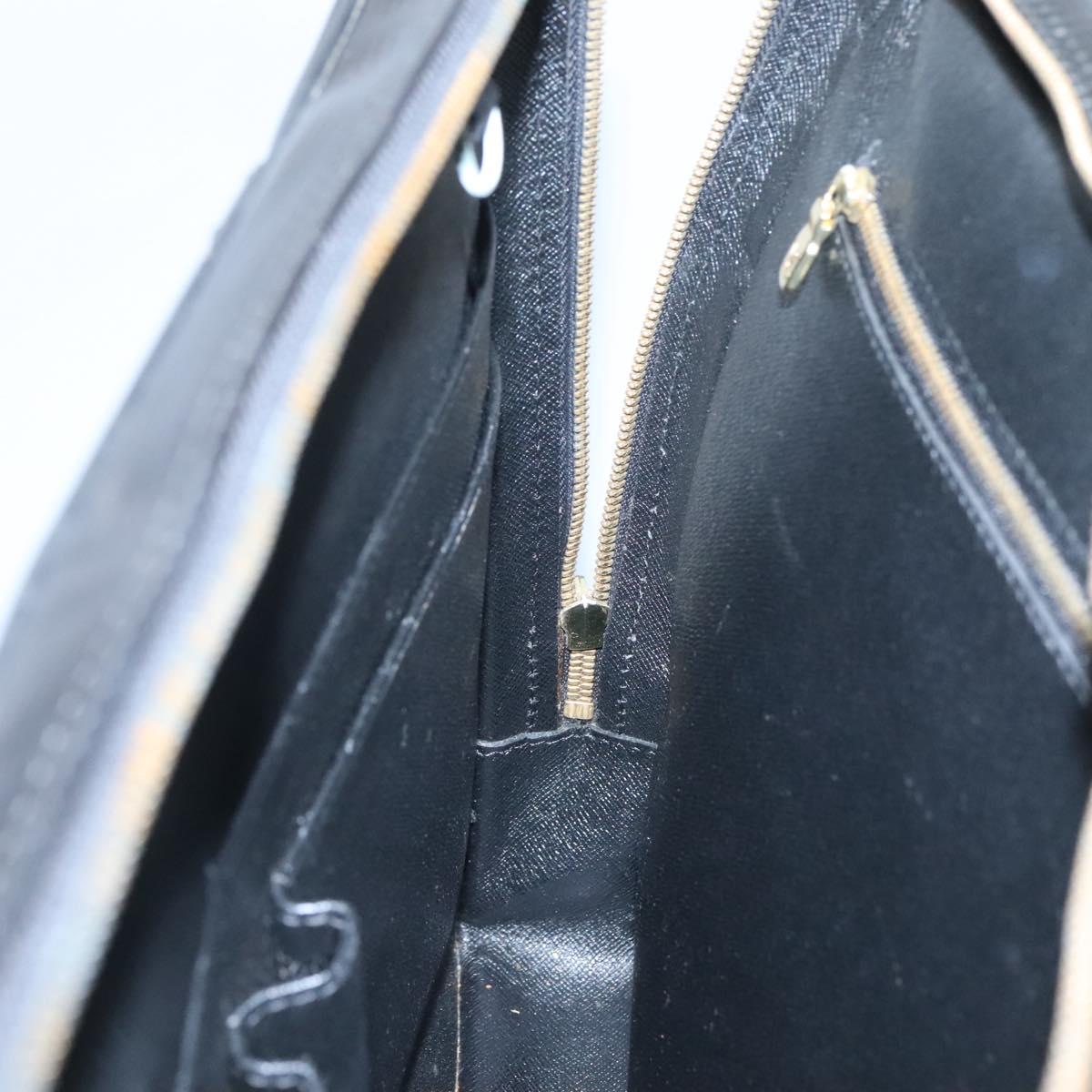 LOUIS VUITTON Epi Porte Documents Voyage Business Bag Black M54472 Auth 119666