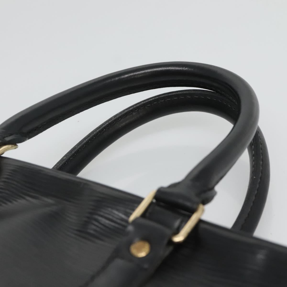 LOUIS VUITTON Epi Porte Documents Voyage Business Bag Black M54472 Auth 119666