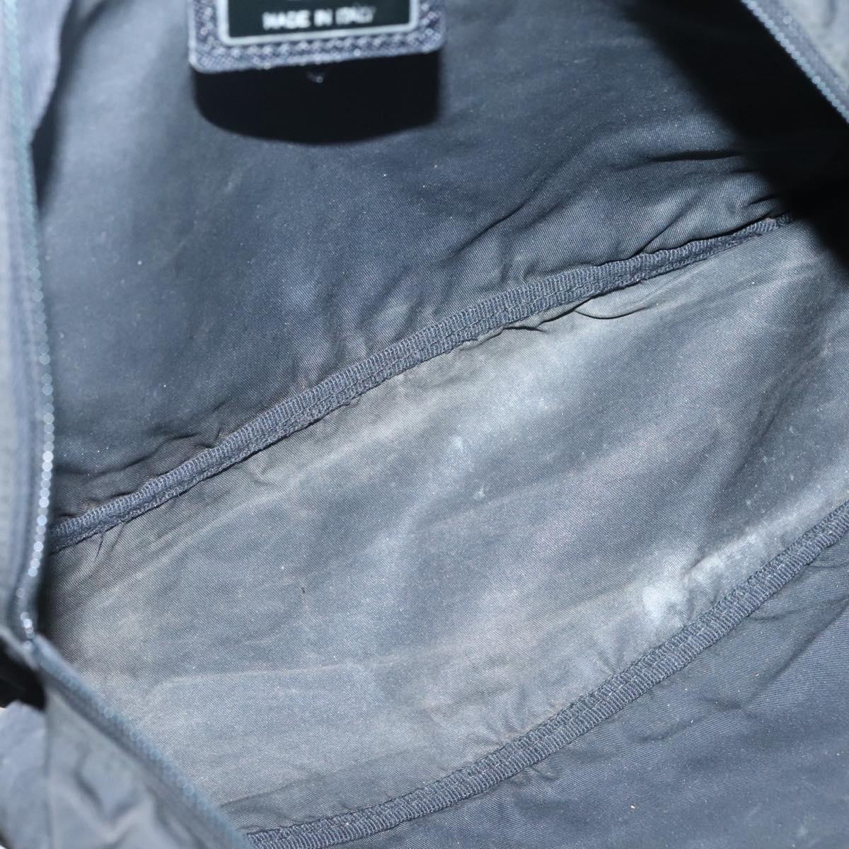 PRADA Hand Bag Nylon Black Auth 119749