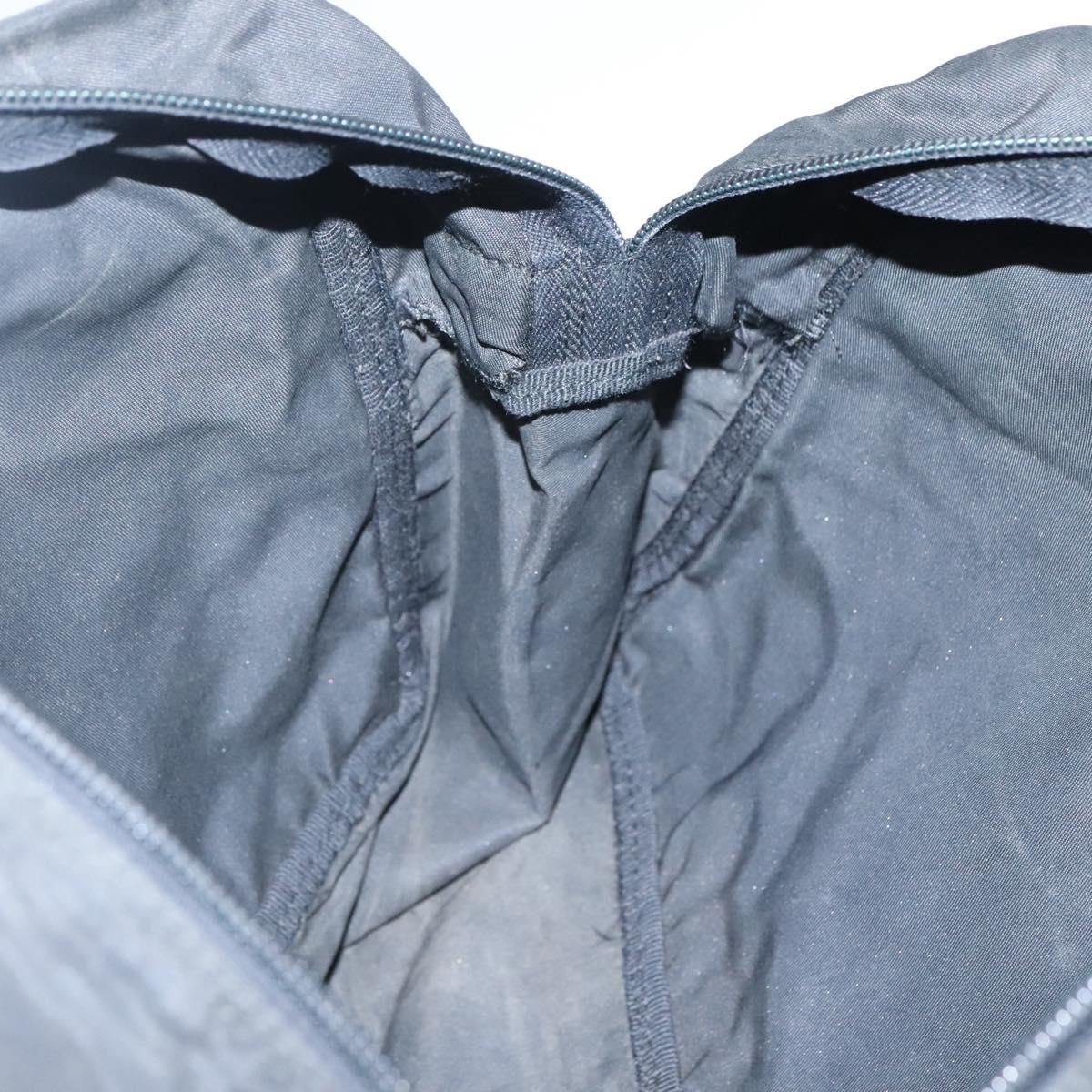 PRADA Hand Bag Nylon Black Auth 119749