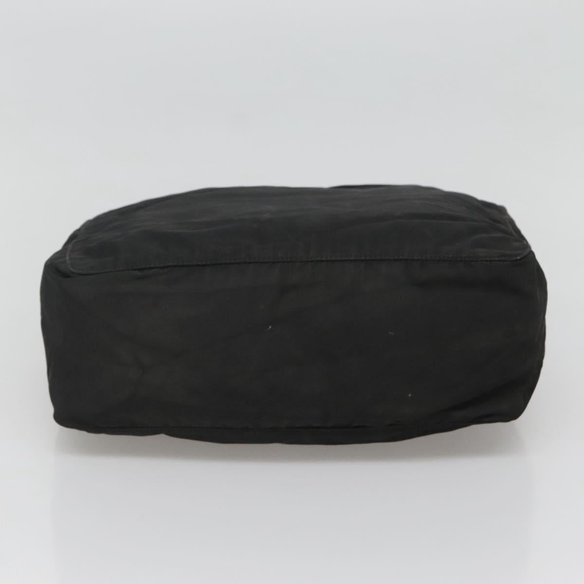 PRADA Hand Bag Nylon Black Auth 119749