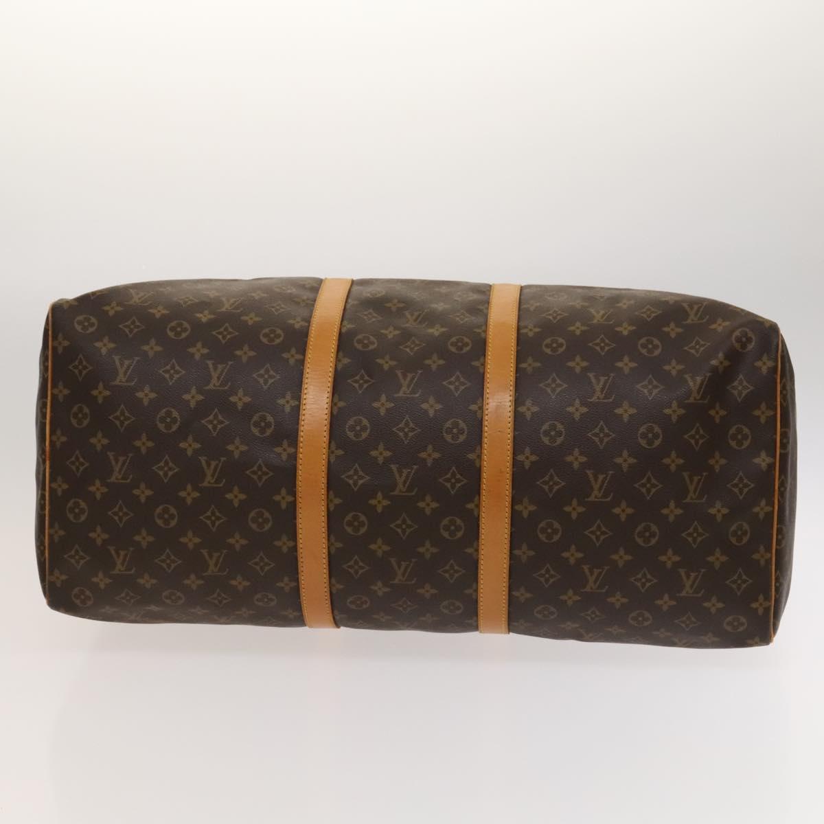 LOUIS VUITTON Monogram Keepall 60 Boston Bag M41422 LV Auth 119778