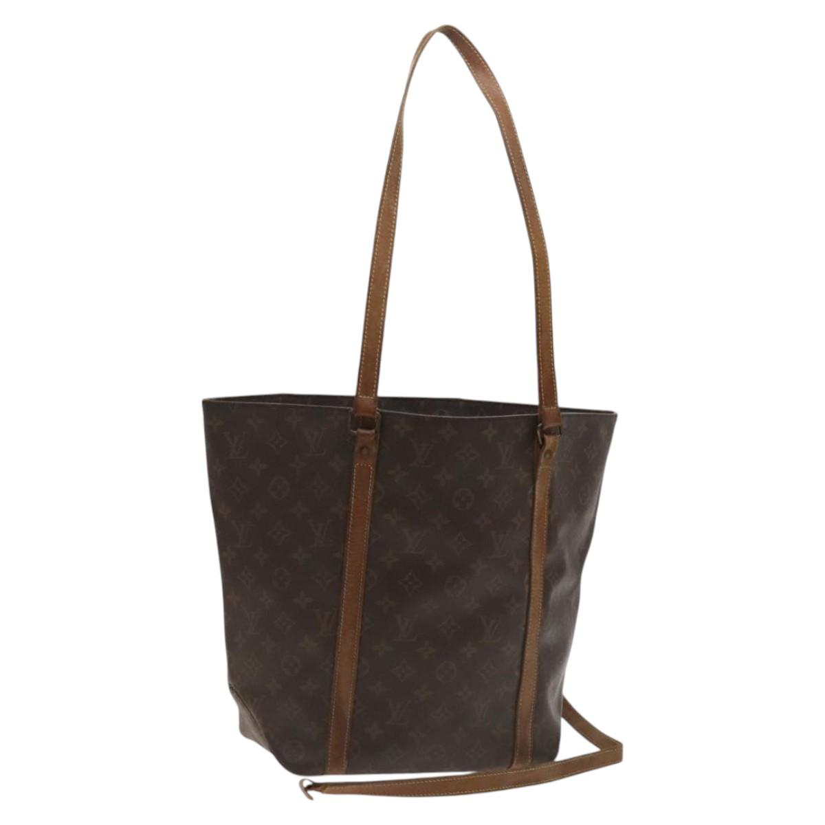 LOUIS VUITTON Monogram Sac Shopping Tote Bag M51108 LV Auth 119806