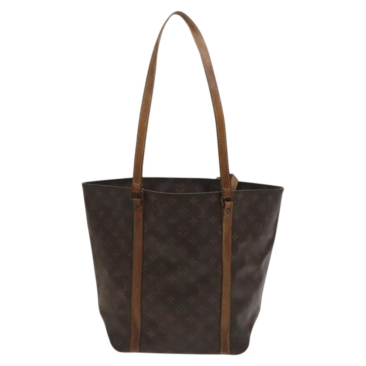 LOUIS VUITTON Monogram Sac Shopping Tote Bag M51108 LV Auth 119806