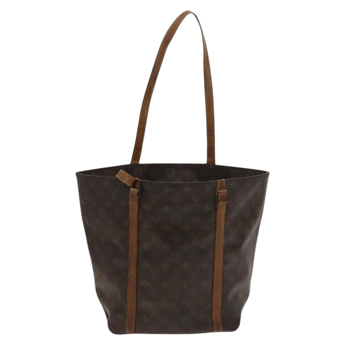 LOUIS VUITTON Monogram Sac Shopping Tote Bag M51108 LV Auth 119806