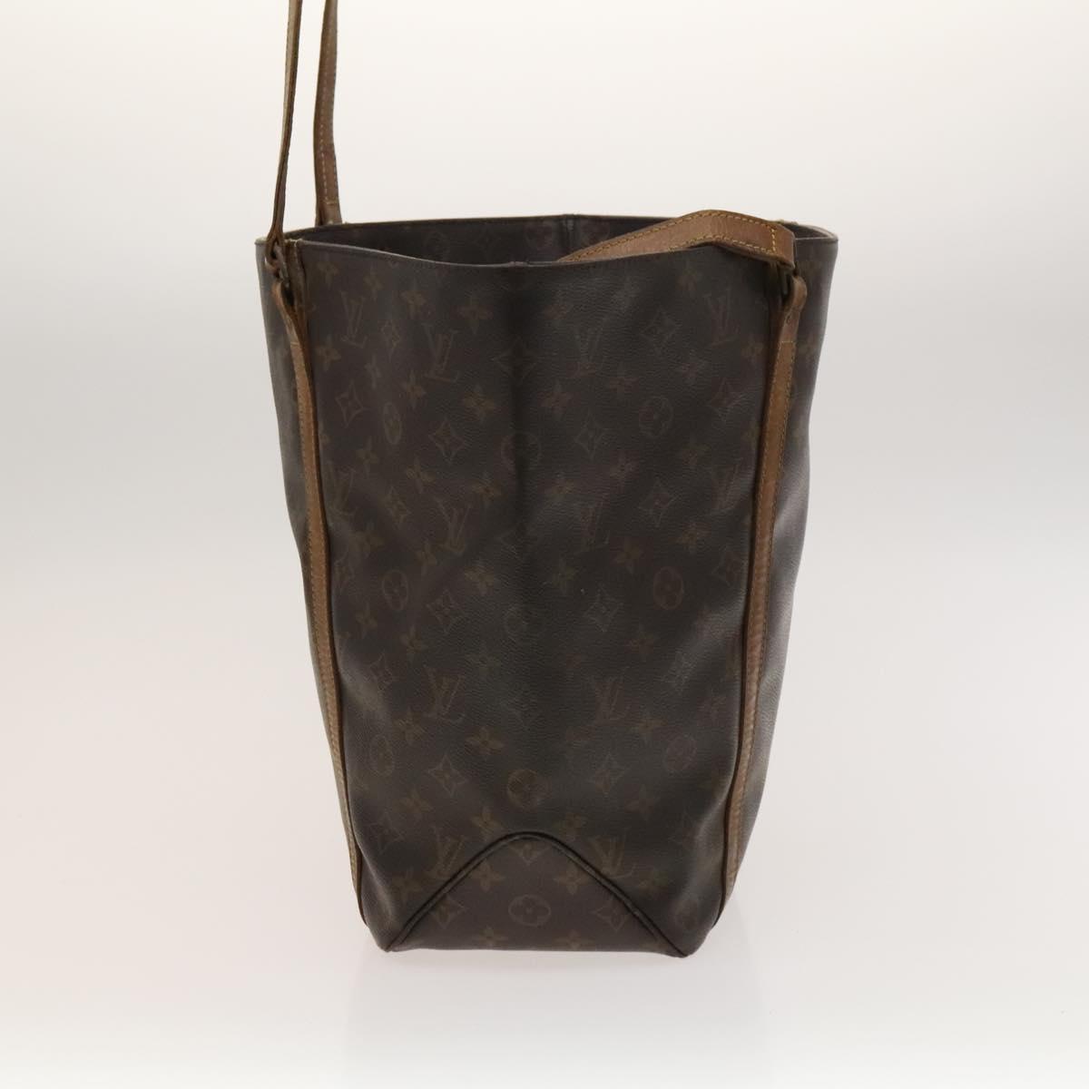 LOUIS VUITTON Monogram Sac Shopping Tote Bag M51108 LV Auth 119806