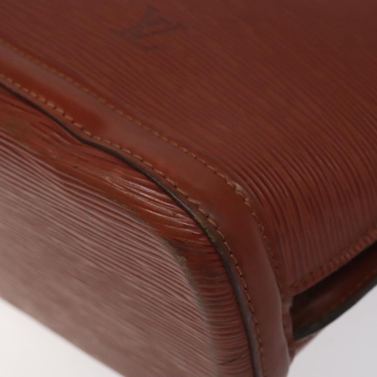 LOUIS VUITTON Epi Lussac Shoulder Bag Brown M52283 LV Auth 119810