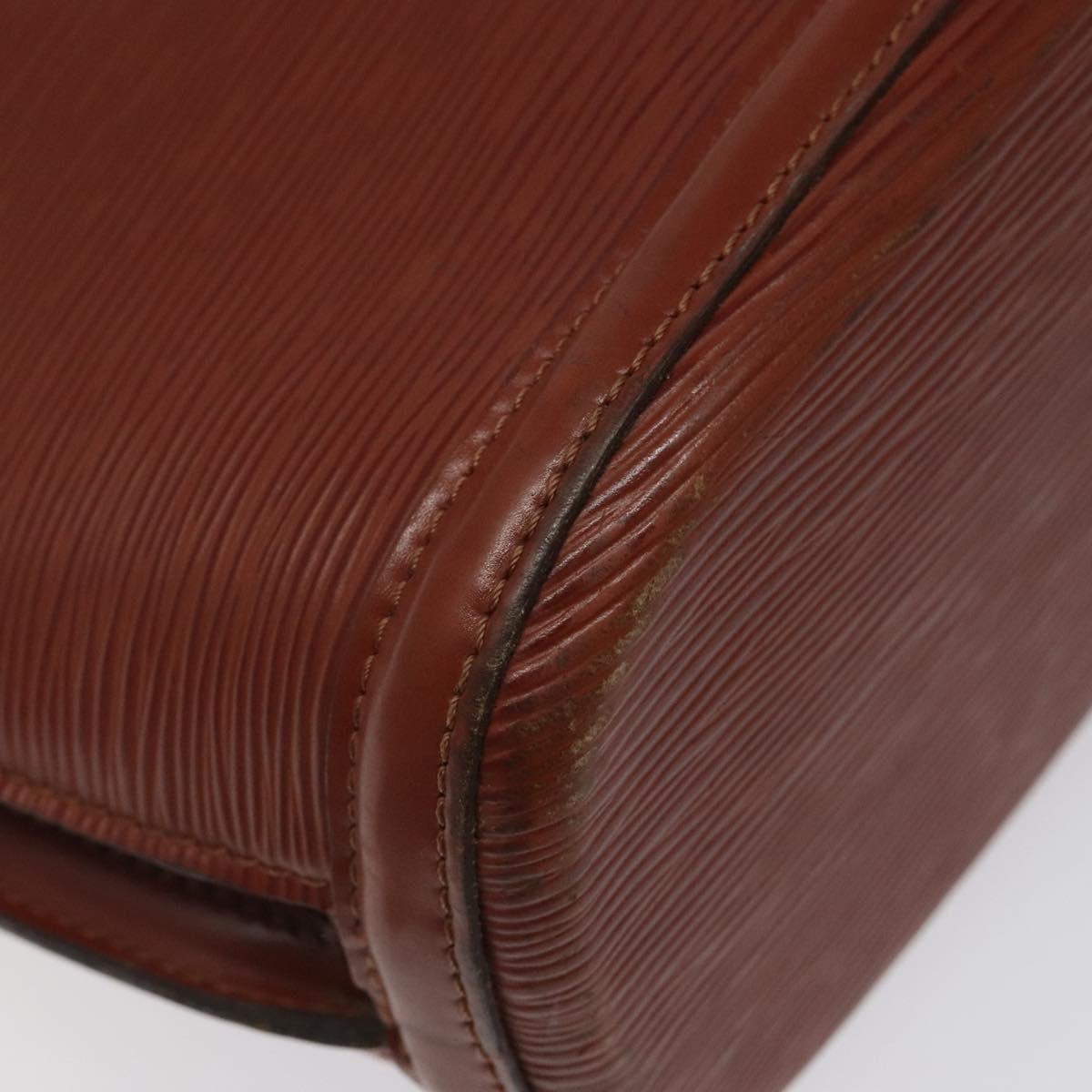 LOUIS VUITTON Epi Lussac Shoulder Bag Brown M52283 LV Auth 119810