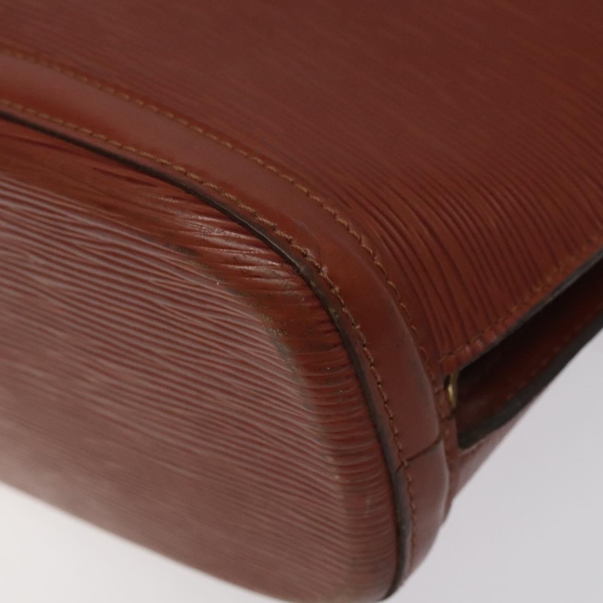 LOUIS VUITTON Epi Lussac Shoulder Bag Brown M52283 LV Auth 119810