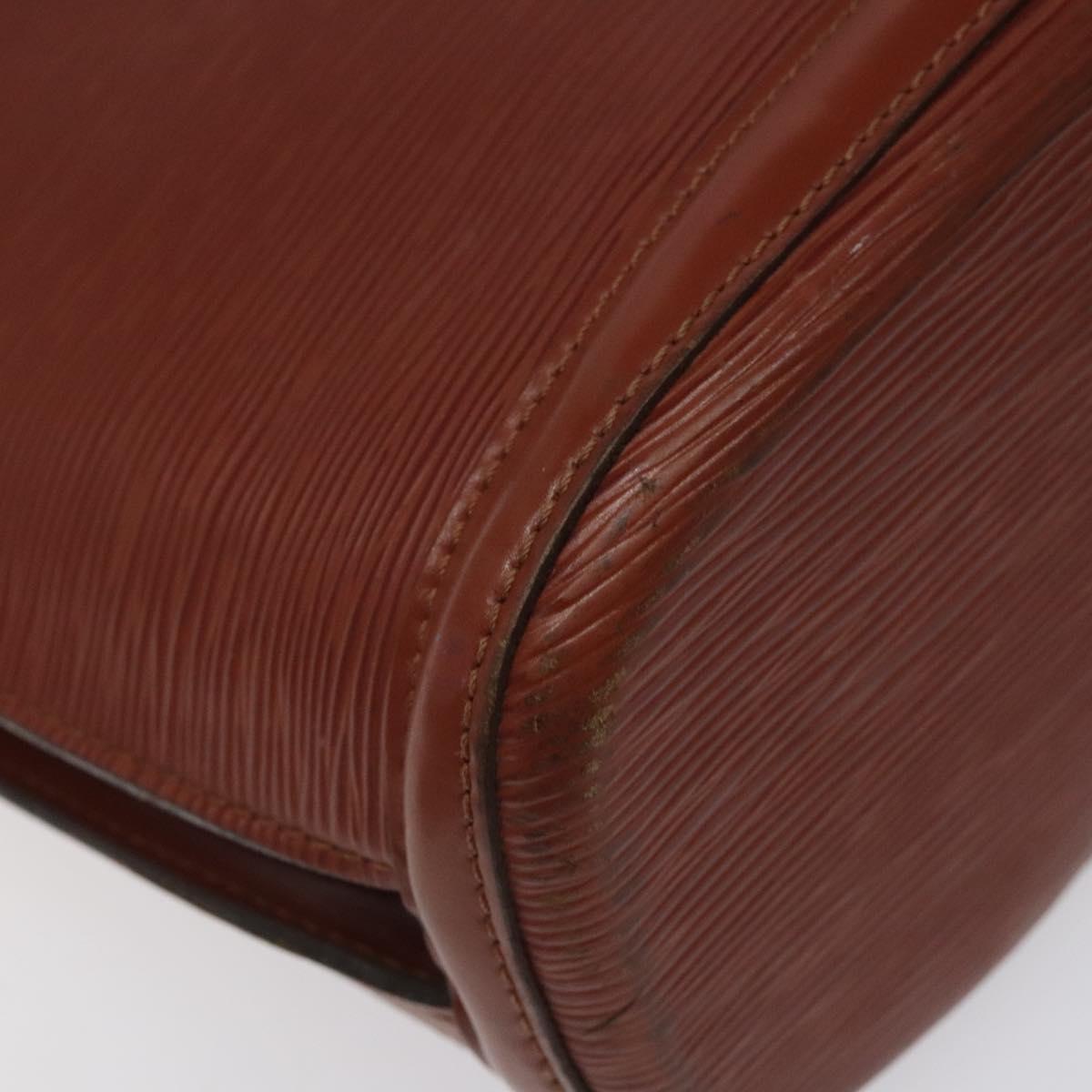 LOUIS VUITTON Epi Lussac Shoulder Bag Brown M52283 LV Auth 119810