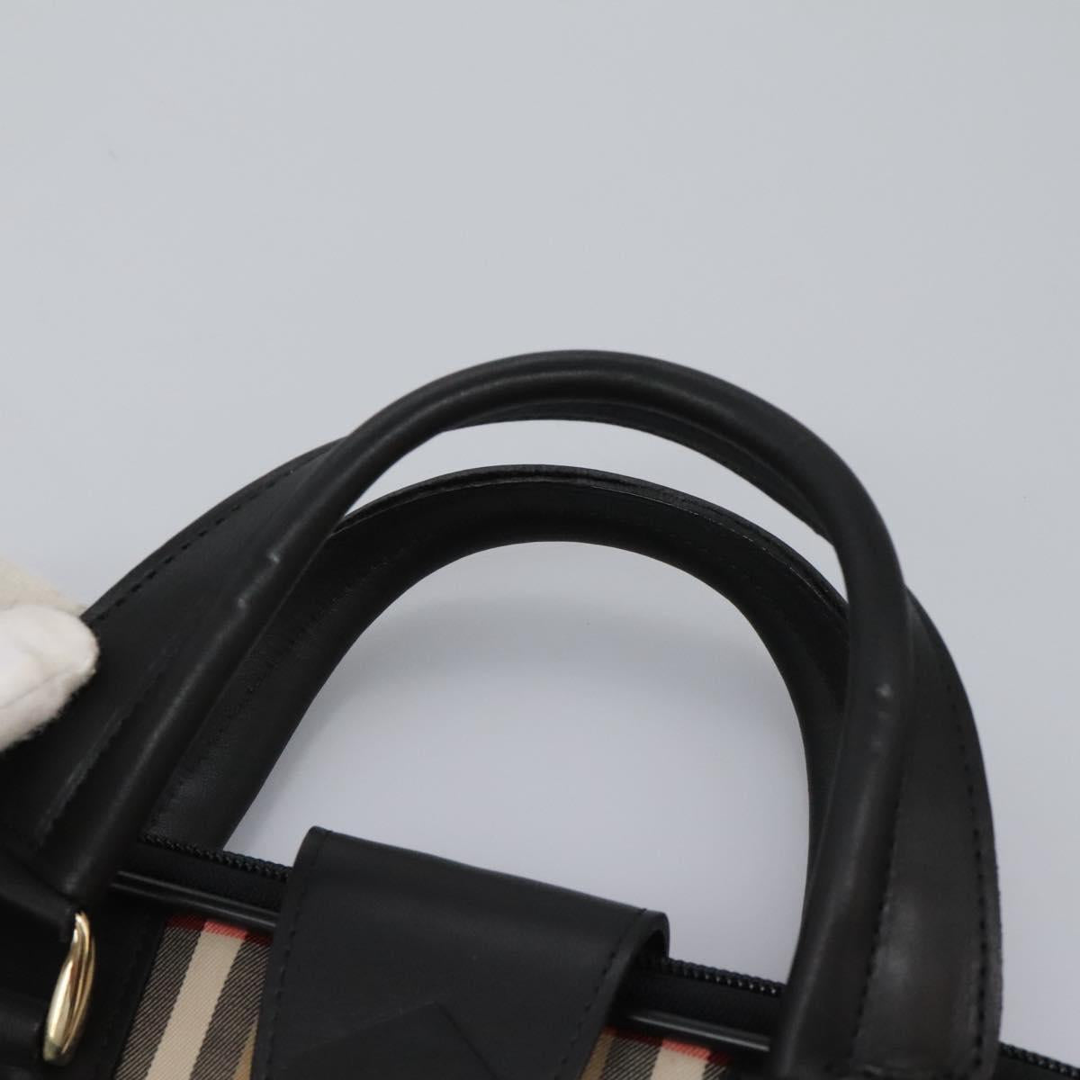 Burberrys Nova Check Garment Cover Canvas Beige Gold Auth 119821