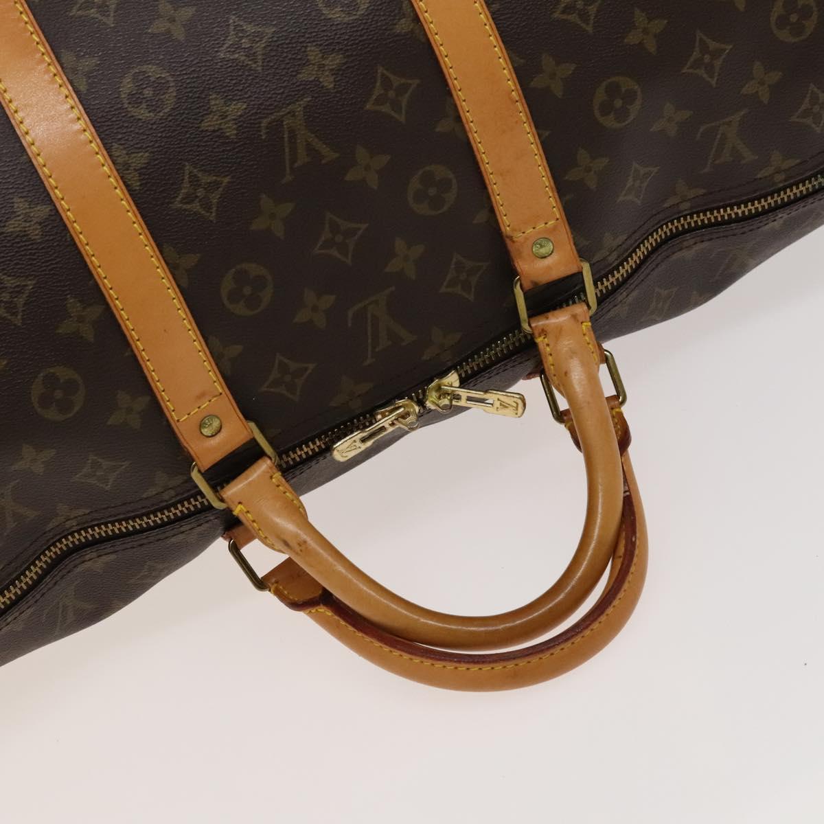LOUIS VUITTON Monogram Keepall 60 Boston Bag M41422 LV Auth 119828