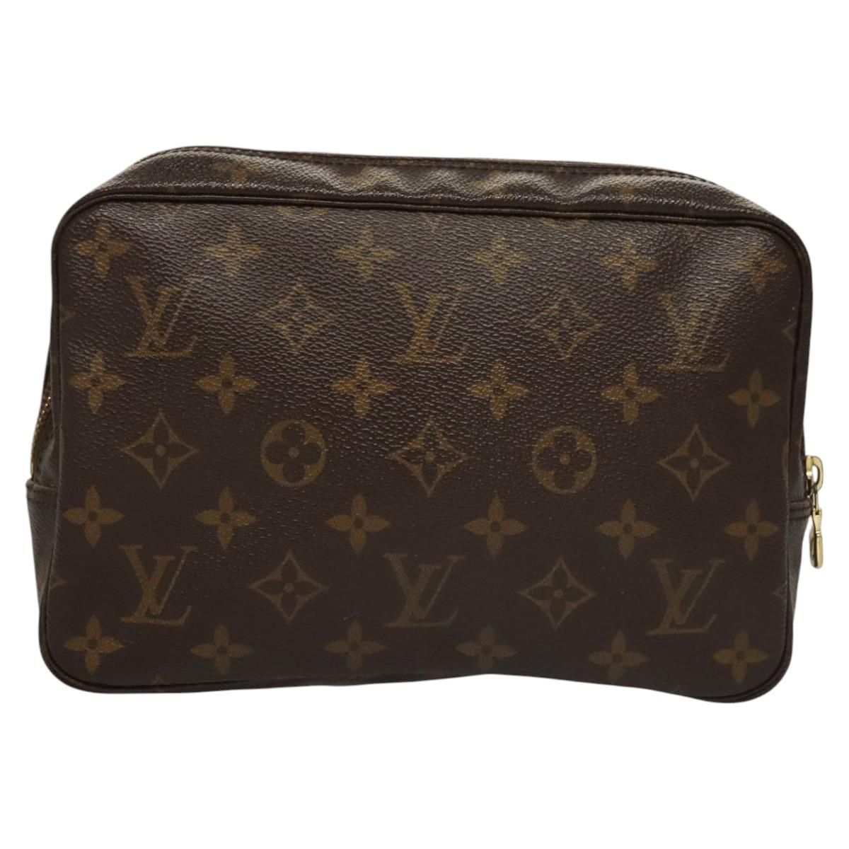 LOUIS VUITTON Monogram Trousse Toilette 23 Clutch Bag M47524 LV Auth 119879