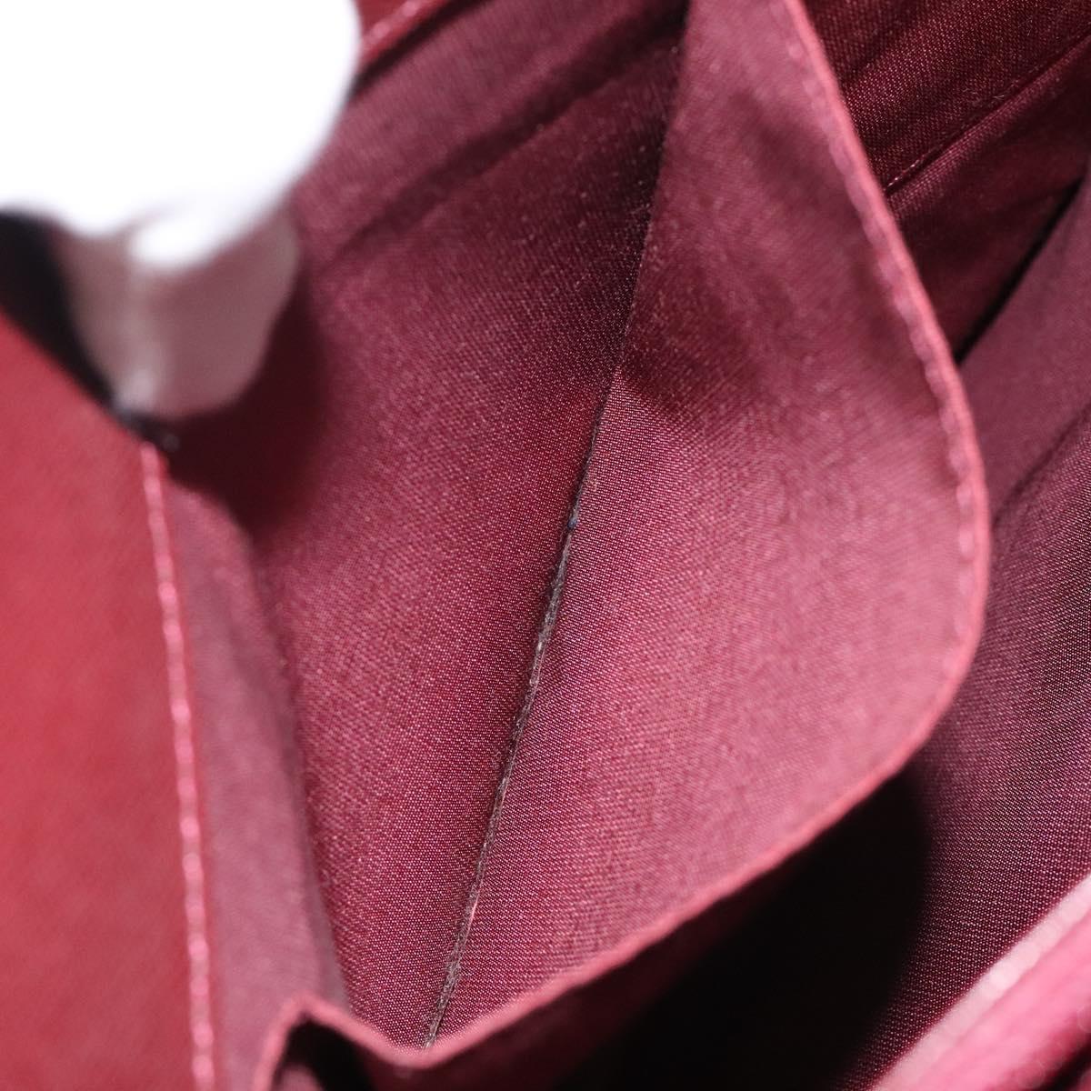 BURBERRY Nova Check Hand Bag Canvas Beige Gold Auth 119890