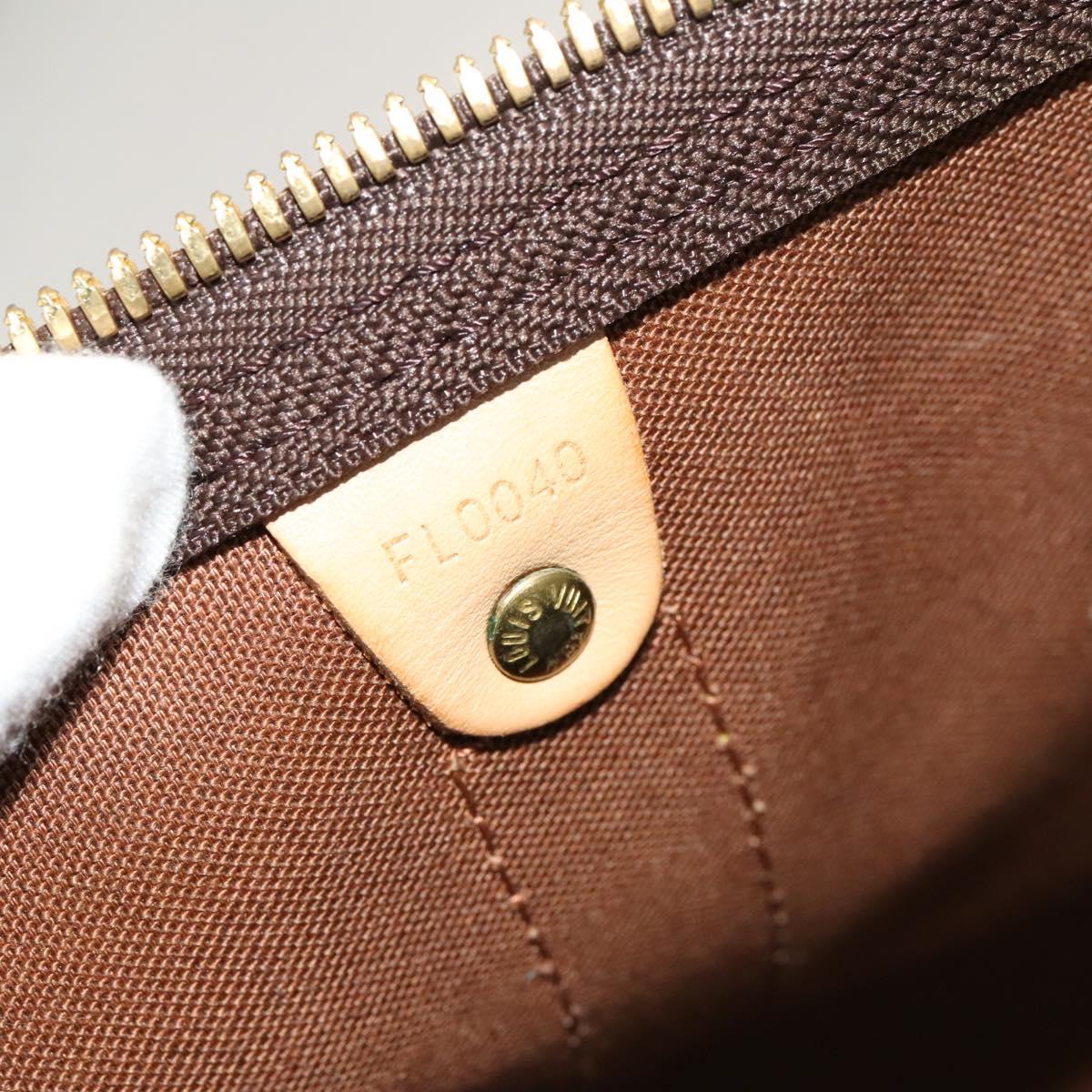 LOUIS VUITTON Monogram Keepall Bandouliere 60 Boston Bag M41412 LV Auth 119895V