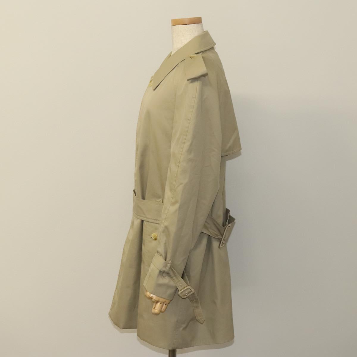 Burberrys Trench Coat Cotton Beige Auth 119945