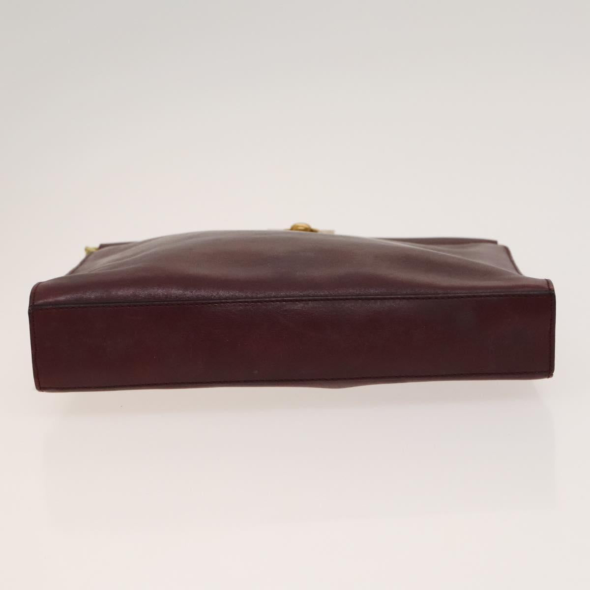 Salvatore Ferragamo Celine Macadam Canvas Bag PVC 3Set Brown Black Auth 119946