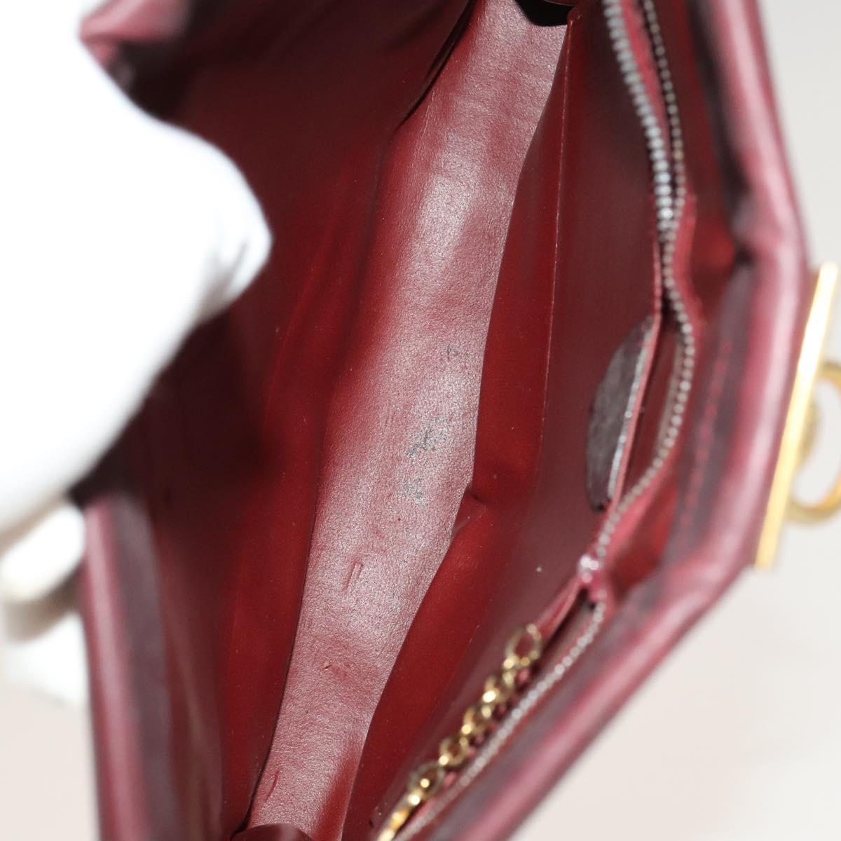 Salvatore Ferragamo Celine Macadam Canvas Bag PVC 3Set Brown Black Auth 119946