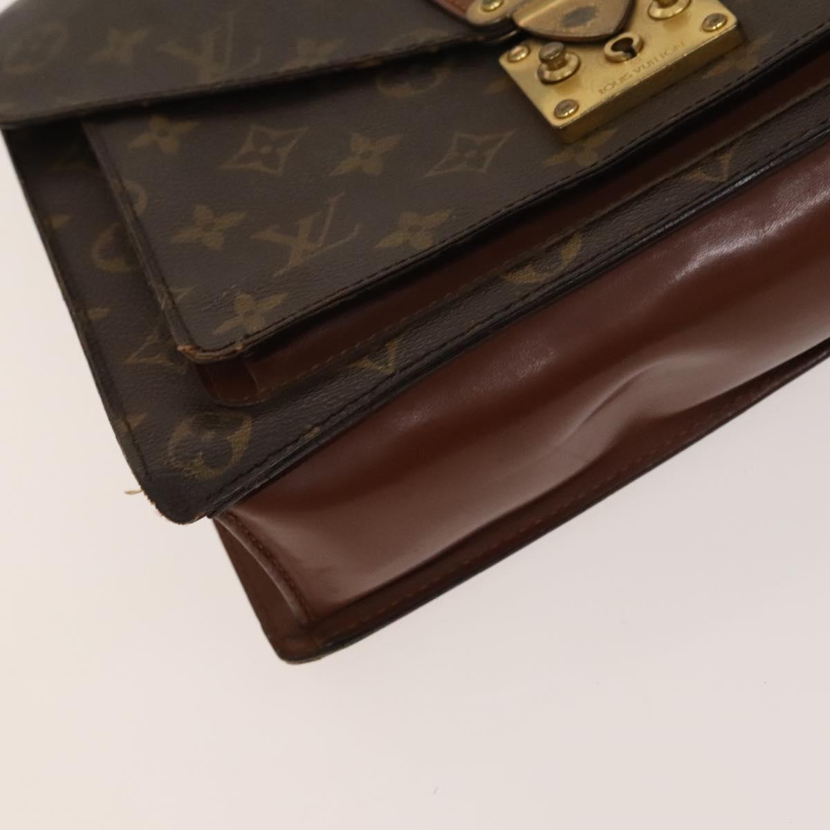 LOUIS VUITTON Monogram Monceau 28 Hand Bag M51185 LV Auth 119972