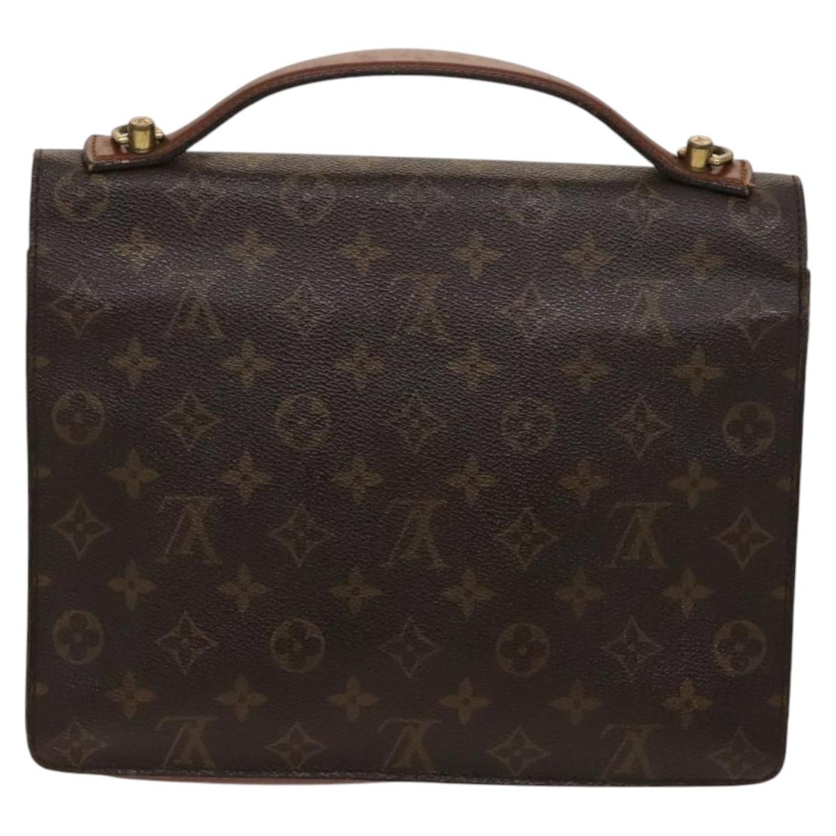 LOUIS VUITTON Monogram Monceau 28 Hand Bag M51185 LV Auth 119972
