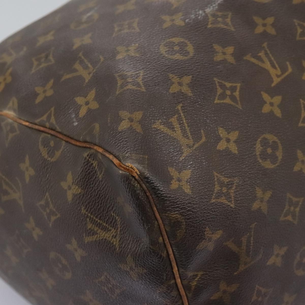 LOUIS VUITTON Monogram Keepall 55 Boston Bag M41424 LV Auth 119973