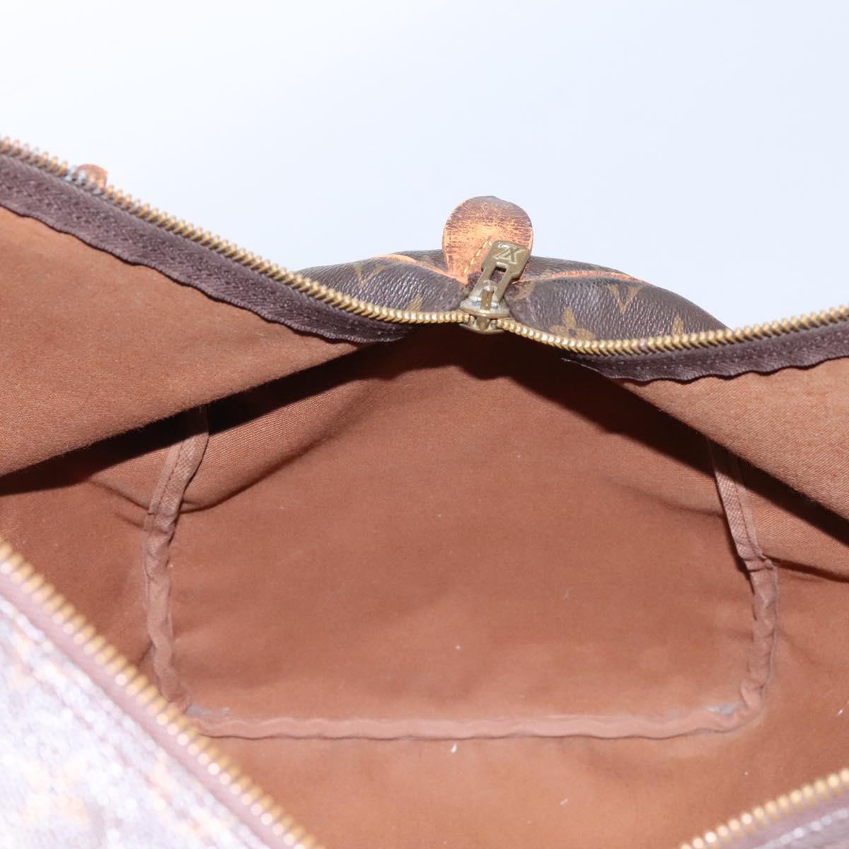 LOUIS VUITTON Monogram Keepall 55 Boston Bag M41424 LV Auth 119973