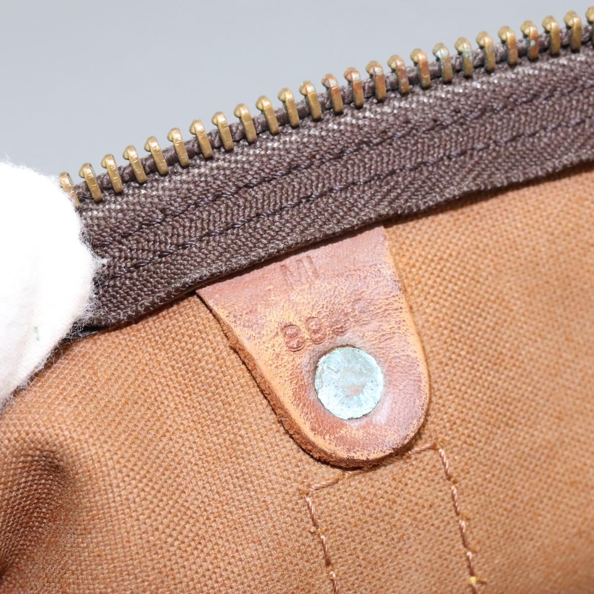 LOUIS VUITTON Monogram Keepall 55 Boston Bag M41424 LV Auth 119973