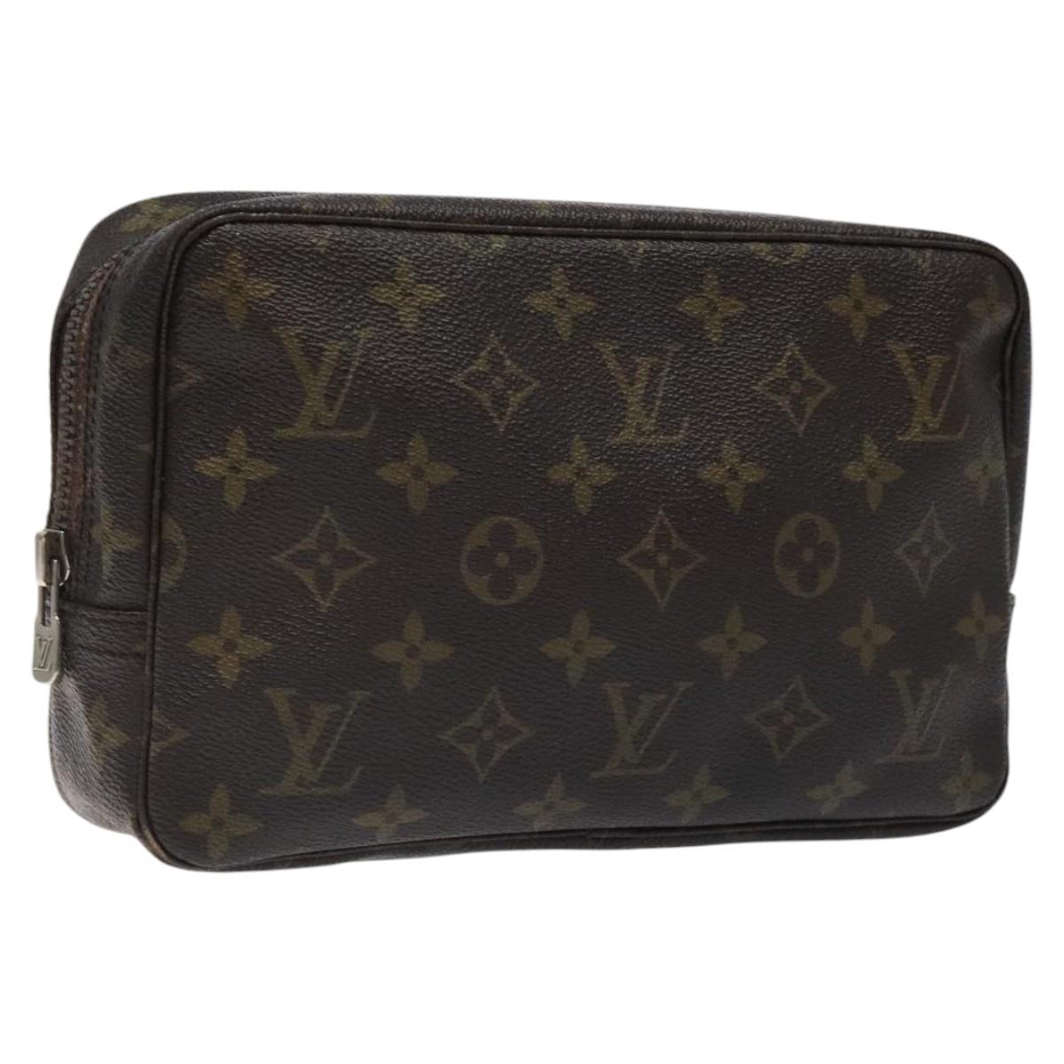 LOUIS VUITTON Monogram Trousse Toilette 23 Clutch Bag M47524 LV Auth 119977