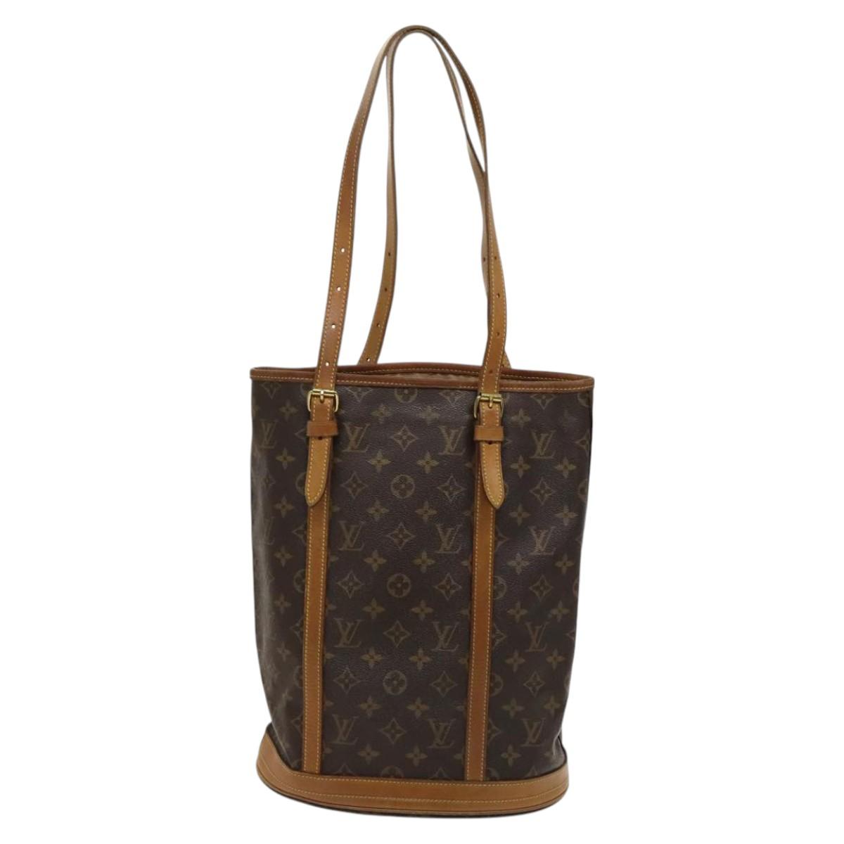 LOUIS VUITTON Monogram Bucket GM Shoulder Bag M42236 LV Auth 120016