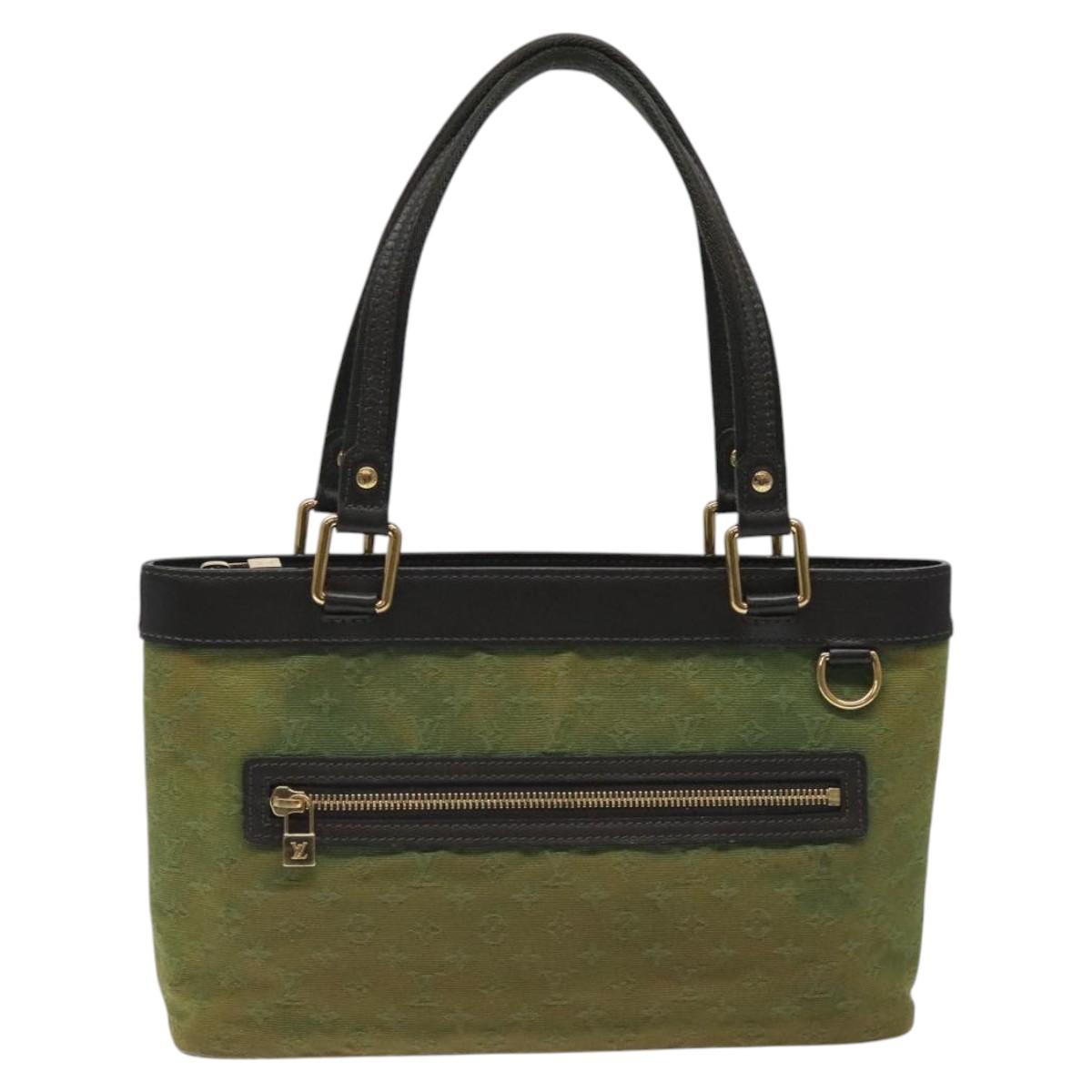 LOUIS VUITTON Monogram Mini Lucille PM Hand Bag TST Khaki M92682 LV Auth 120017