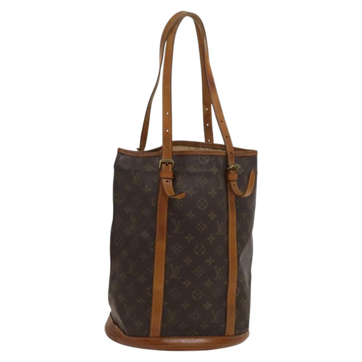LOUIS VUITTON Monogram Bucket GM Shoulder Bag M42236 LV Auth 120019