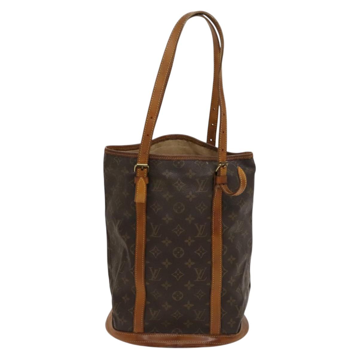 LOUIS VUITTON Monogram Bucket GM Shoulder Bag M42236 LV Auth 120019