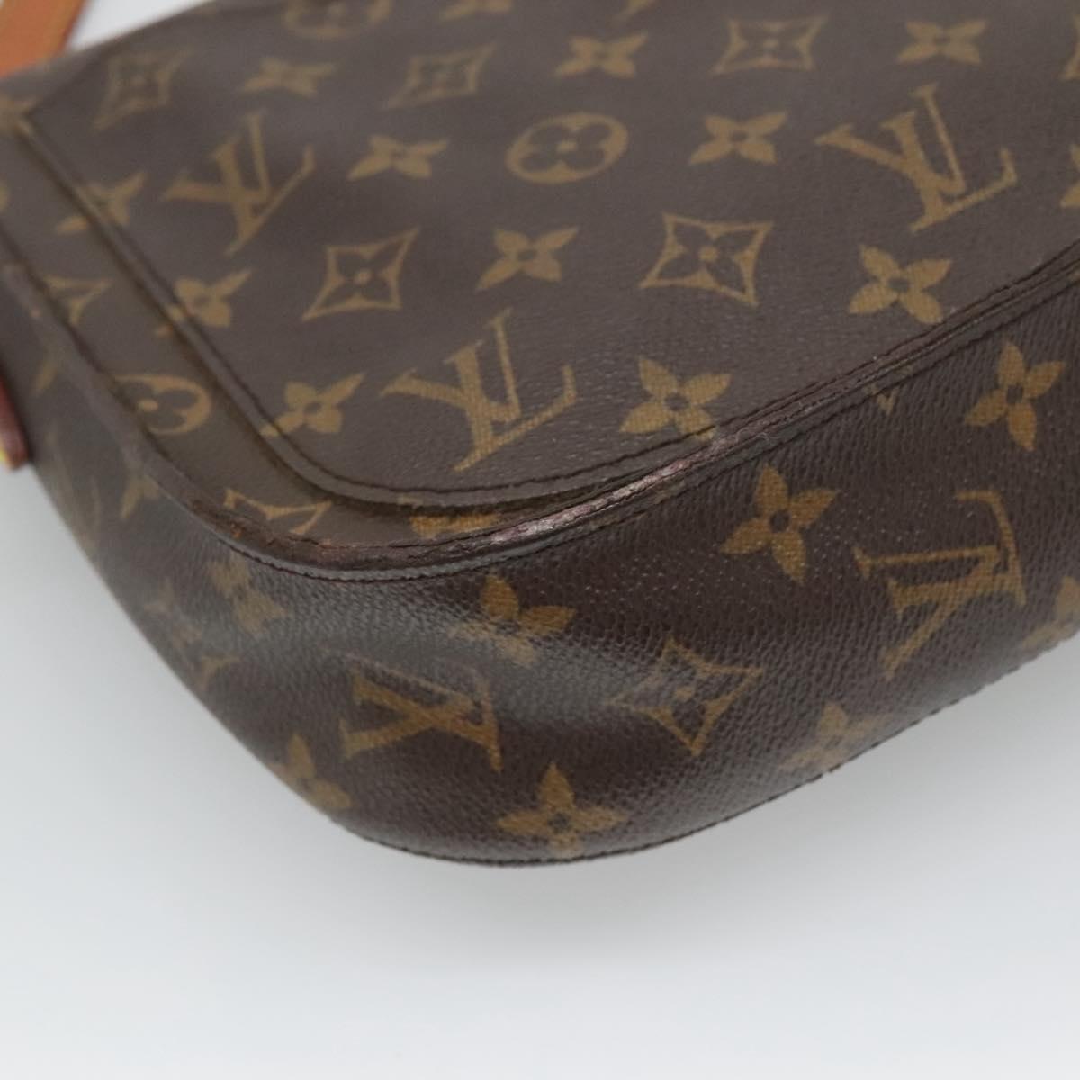LOUIS VUITTON Monogram Saint Cloud GM Shoulder Bag M51242 LV Auth 120033