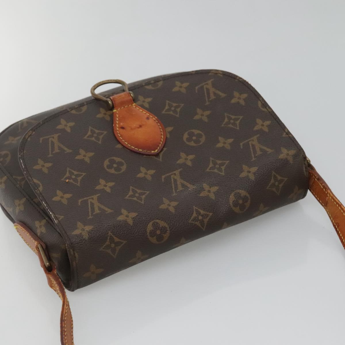 LOUIS VUITTON Monogram Saint Cloud GM Shoulder Bag M51242 LV Auth 120033